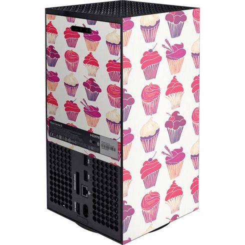 Cupcakes by Cat Coq XBox Series X Digital Edition Console Skin